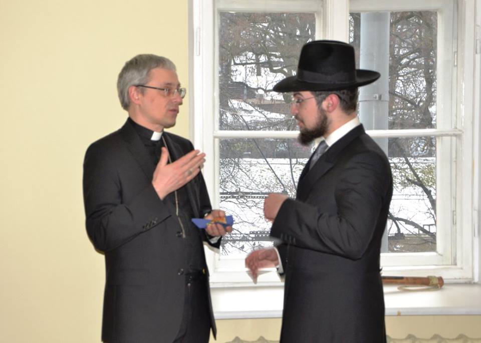 Susitikimas su rabinais, kurie dirbs su Lietuvos žydų bendruomene