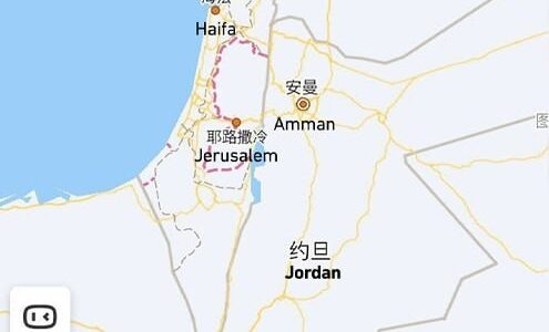 Название государства Израиль исчезло с онлайн-карт в Китае