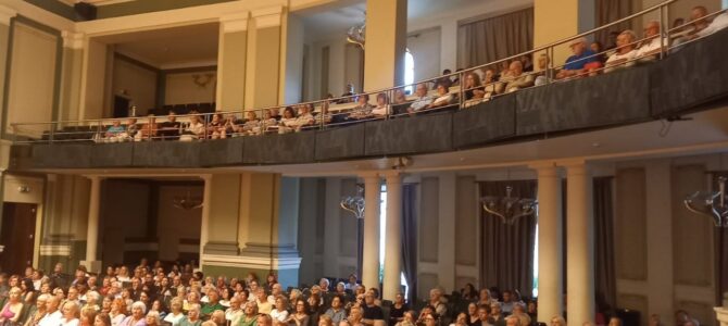 Packed Hall for Concert Commemorating Kaunas Ghetto Liquidation