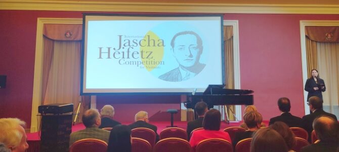 Week-Long International Jascha Heifetz Competition for Violinists Opens in Vilnius